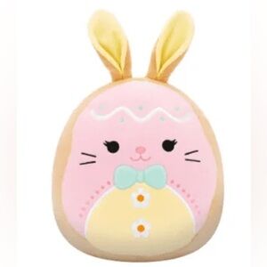 Squishmallows 12" Cookie Bunny With Pastel Pink and Yellow Icing (Lindy) NWT